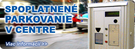 Spoplatnené parkovanie v centre