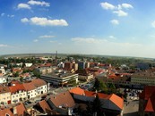 Panoráma mesta (pohľad z veže Evanjelického kostola)