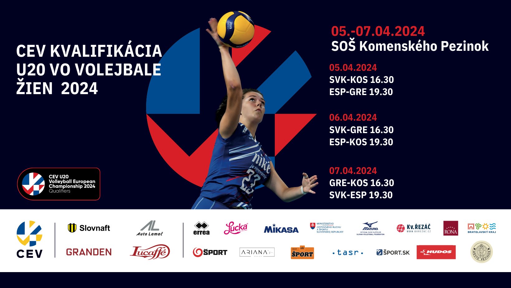 CEV KVALIFIKÁCIA U20 VO VOLEJBAL ŽIEN