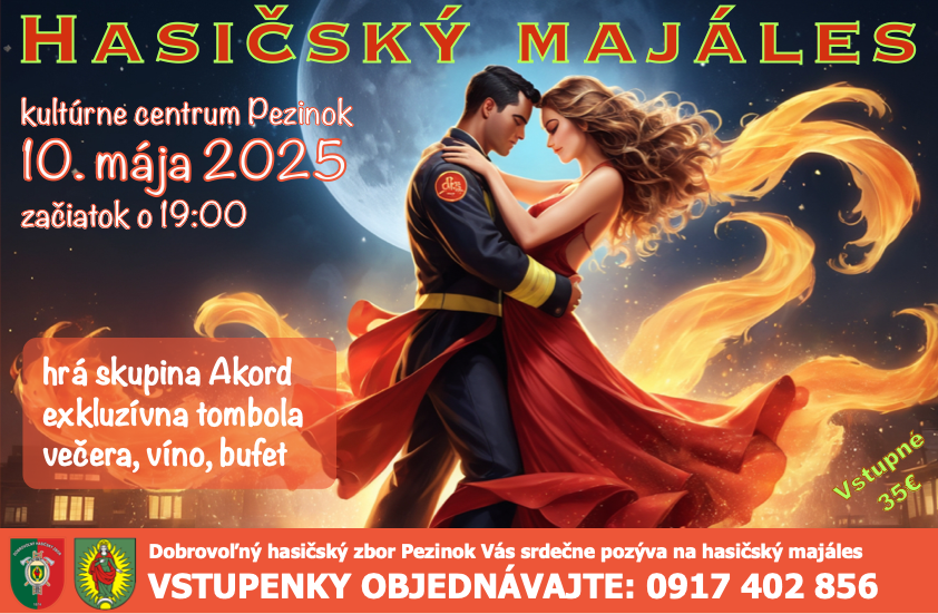 Hasičský majáles Pezinok 2025