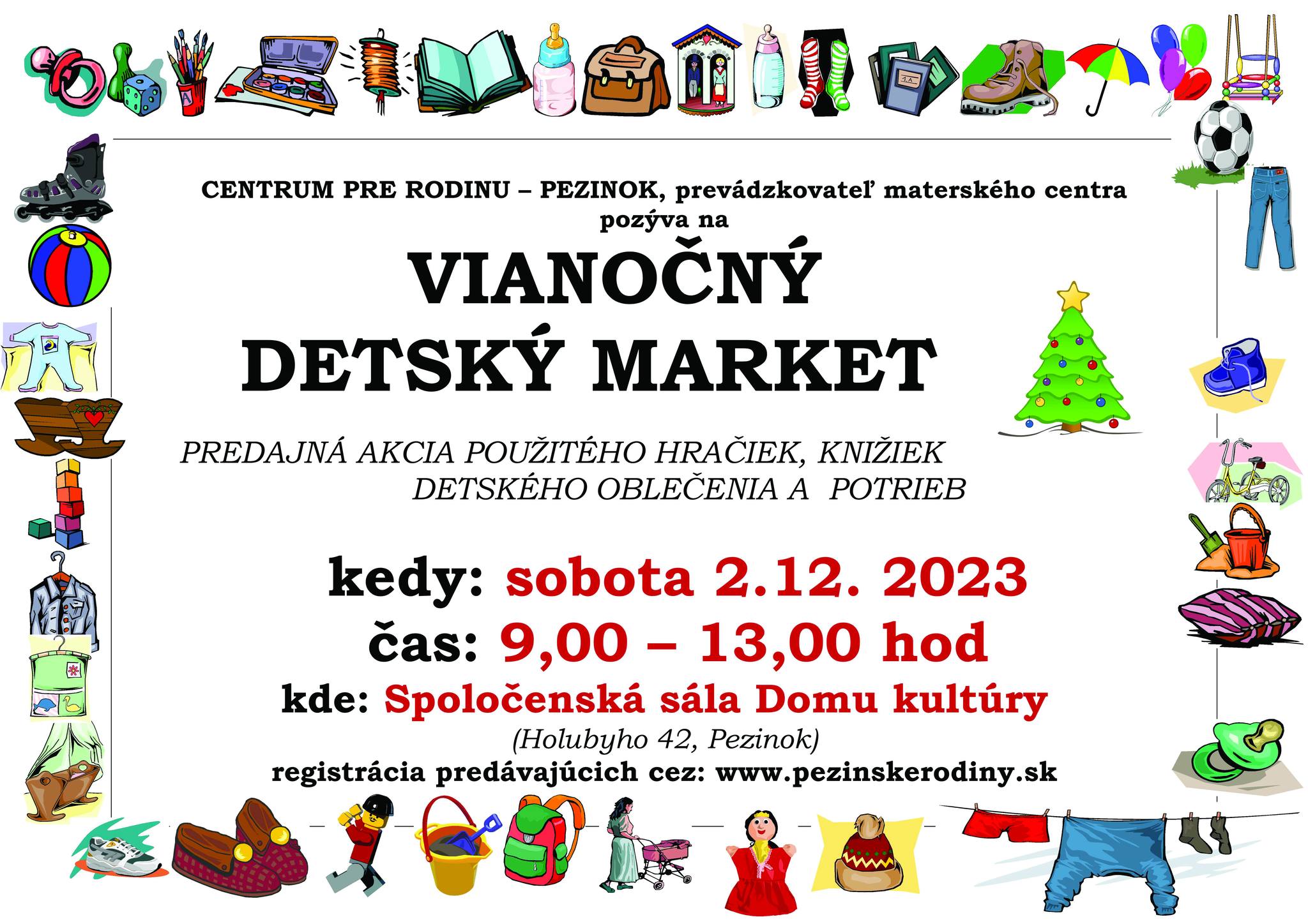 Detský vianočný market