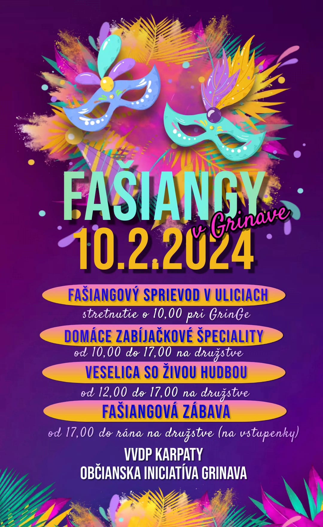 Fašiangy v Grinave