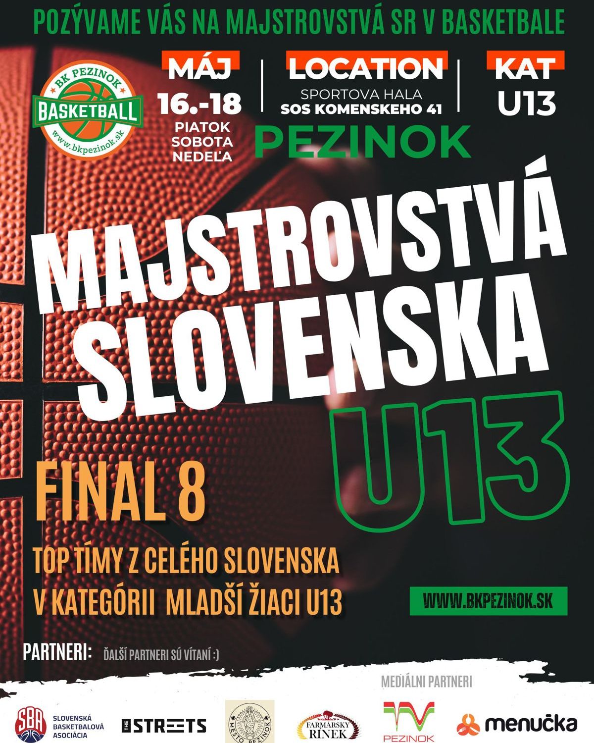 Majstrovstvá Slovenska v basketbale u13