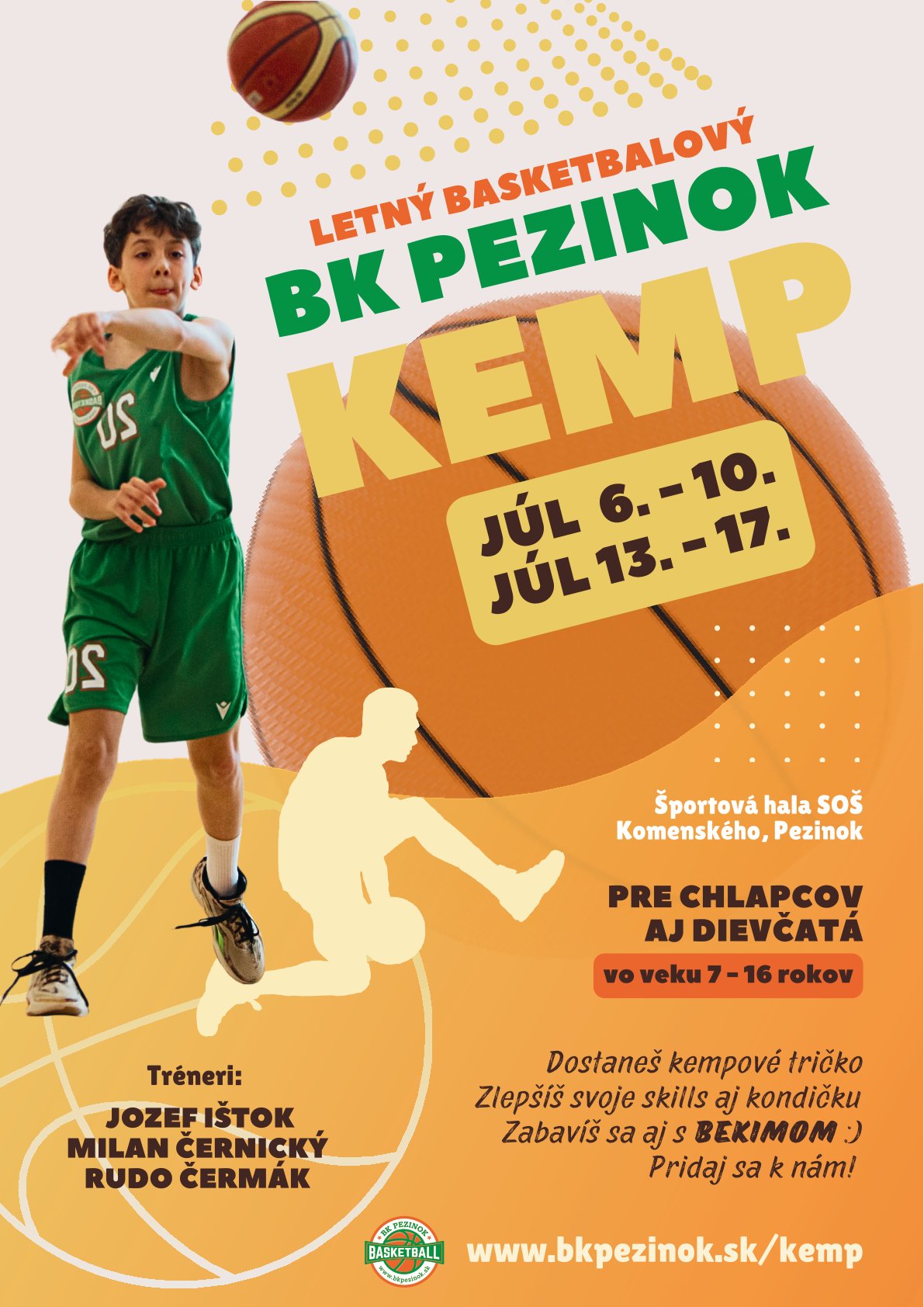 Letný basketbalový kemp BK Pezinok