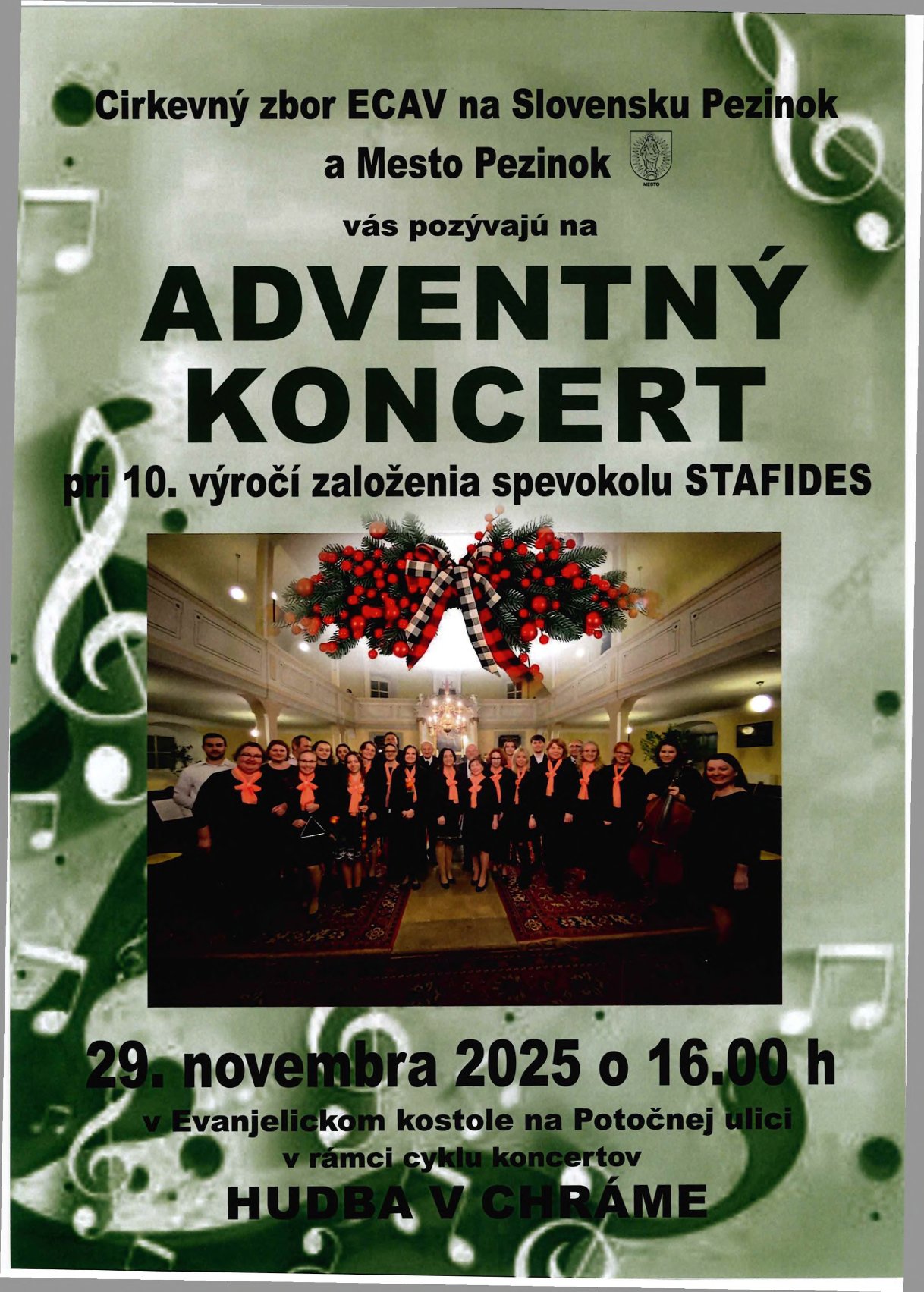 Hudba v chráme - adventný koncert - STAFIDES 