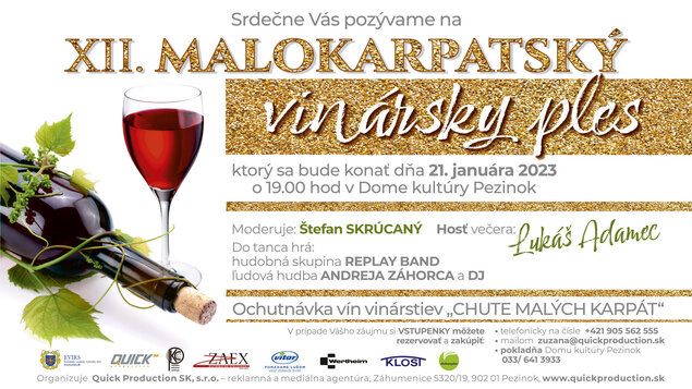 XII. Malokarpatský vinársky ples