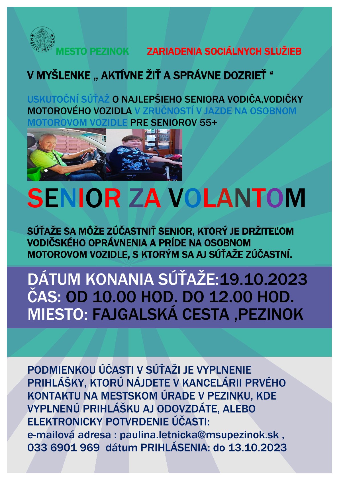 Senior za volantom