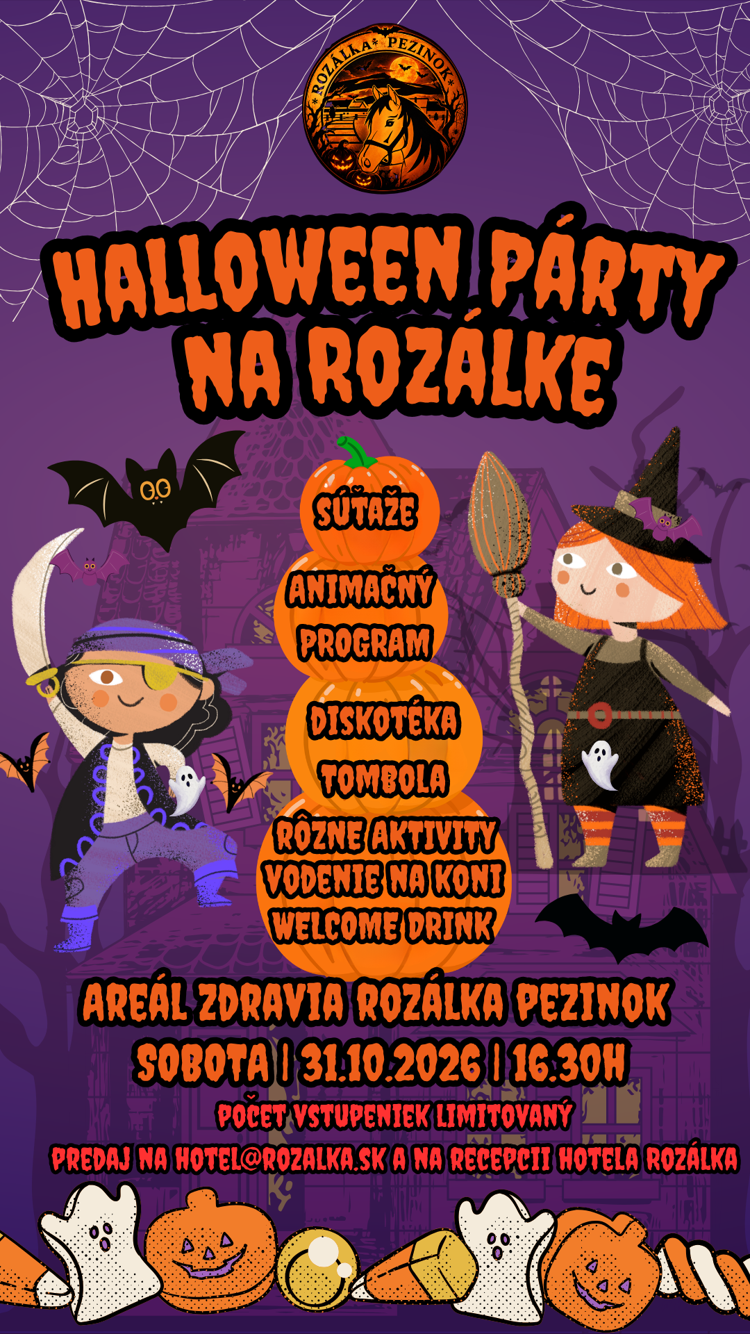 Halloween párty na Rozálke