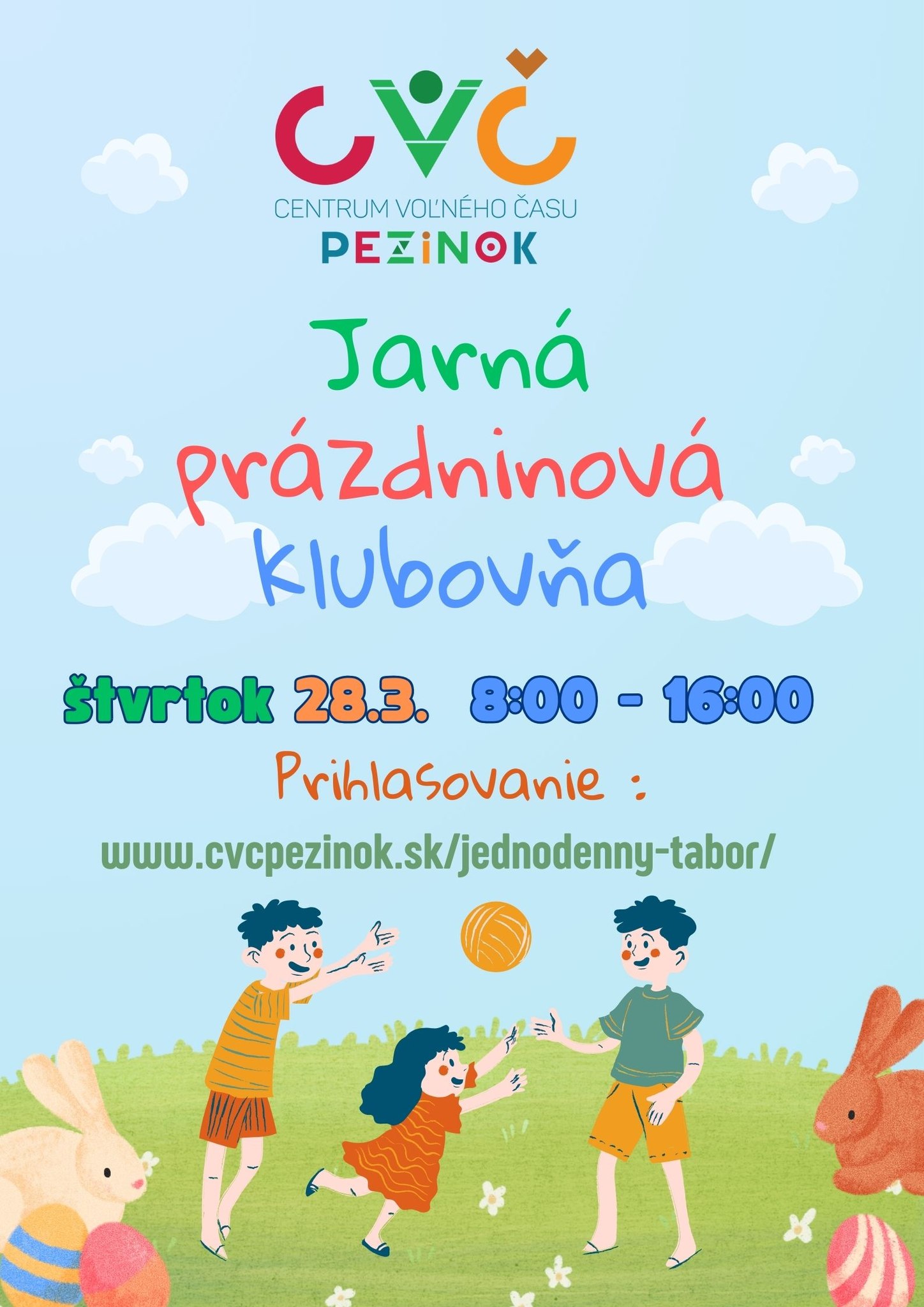 Jarná prázdninová klubovňa