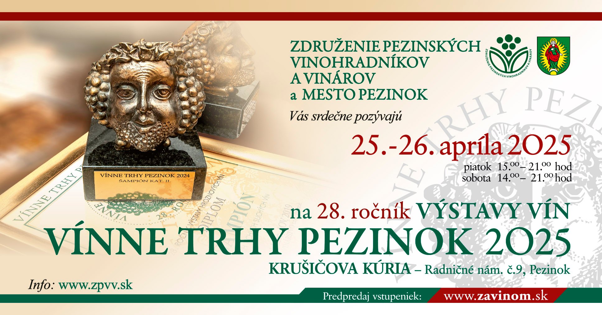 Vínne trhy Pezinok 2025