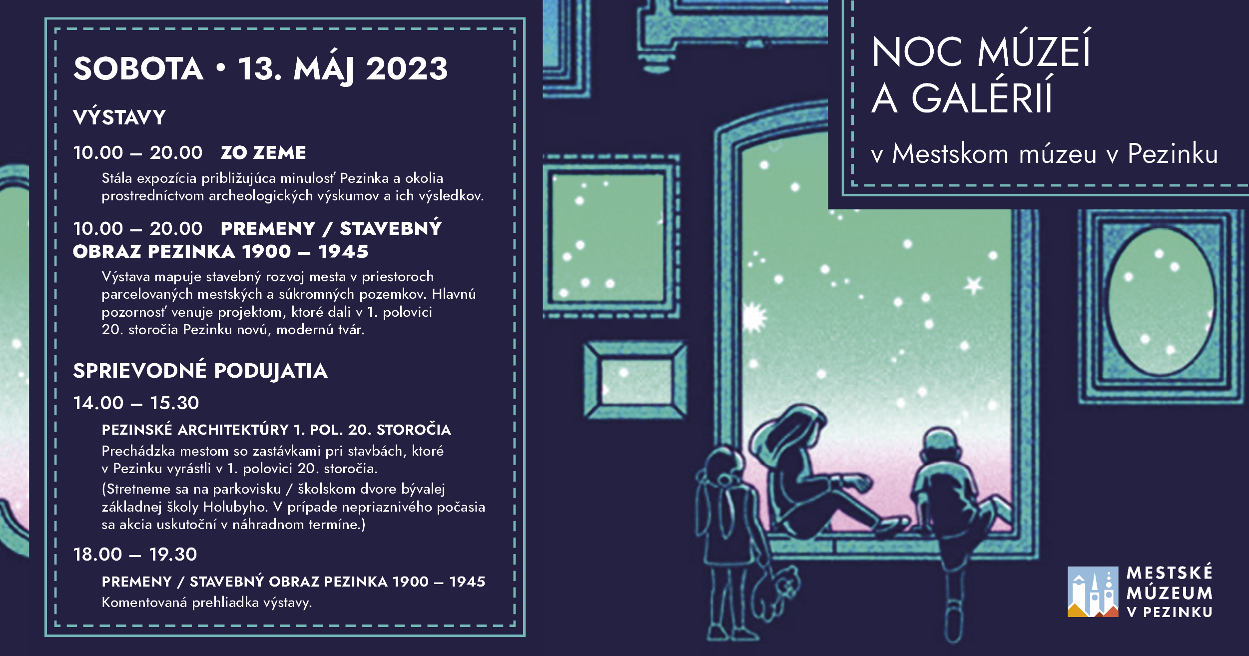 Noc múzeí a galérií v Mestskom múzeu