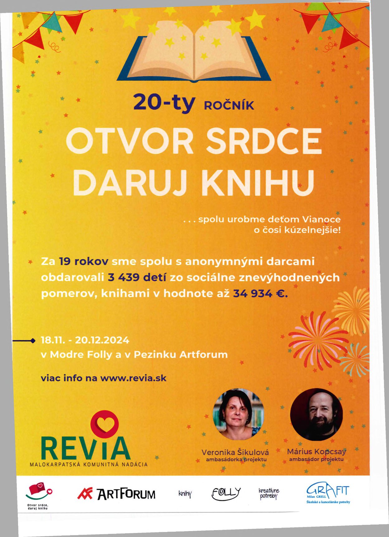 Otvor srdce daruj knihu