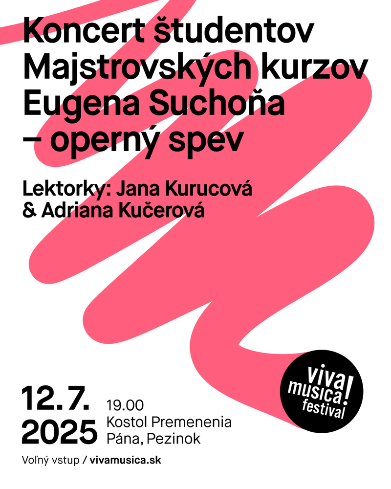 Koncert študentov Majstrovských kurzov Eugena Suchoňa - operný spev