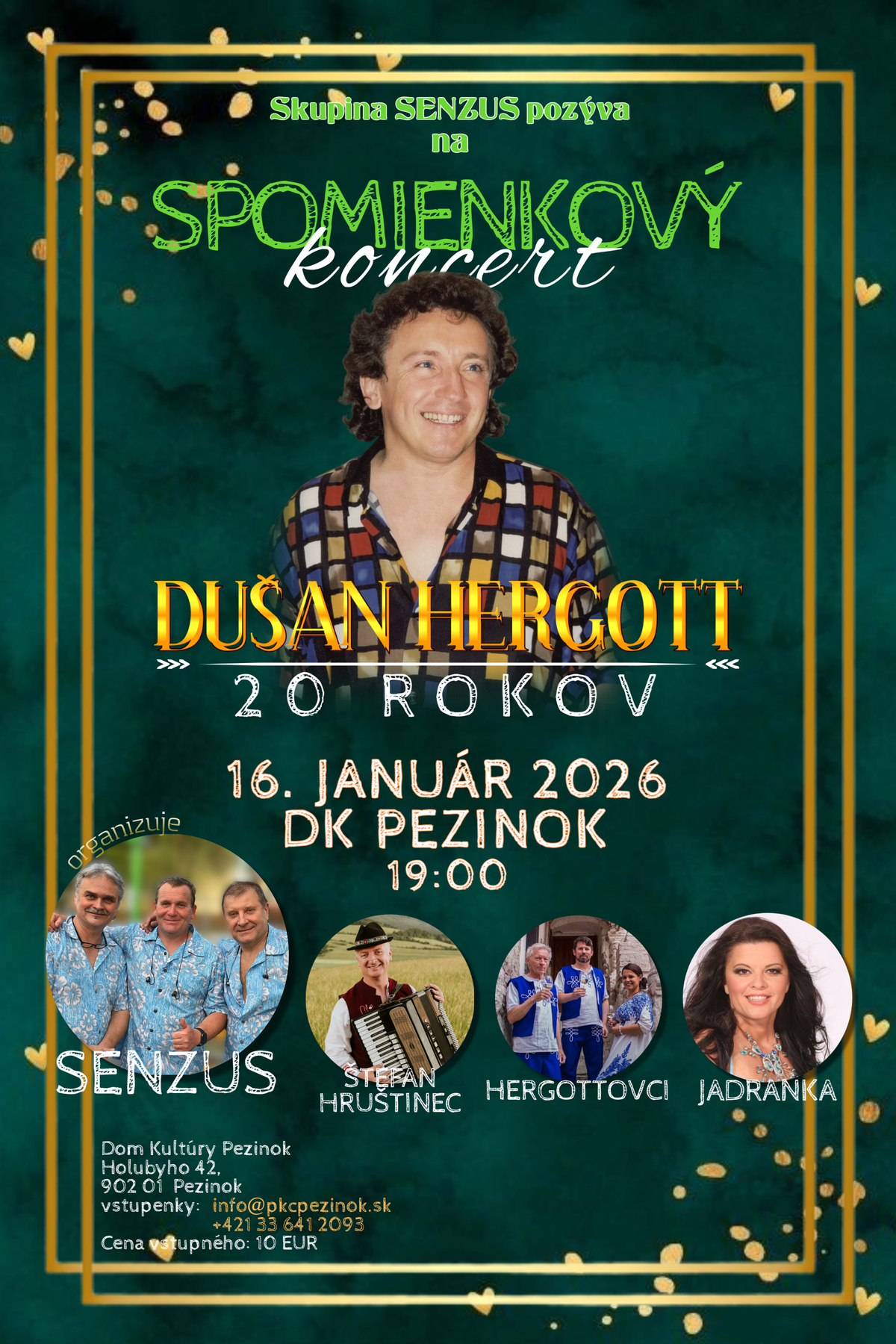 SENZUS - Spomienkový koncert