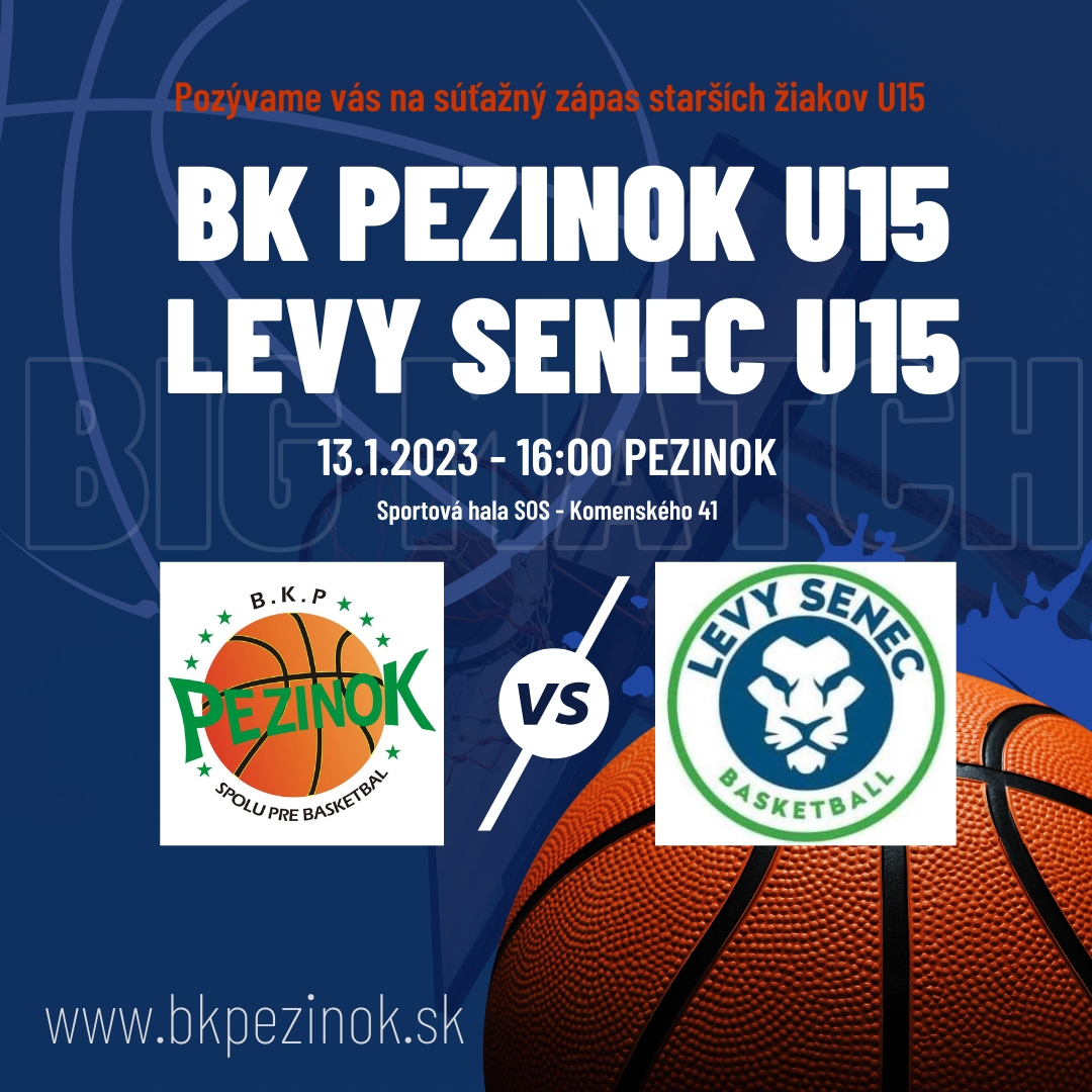 Basketbal starší žiaci U15 