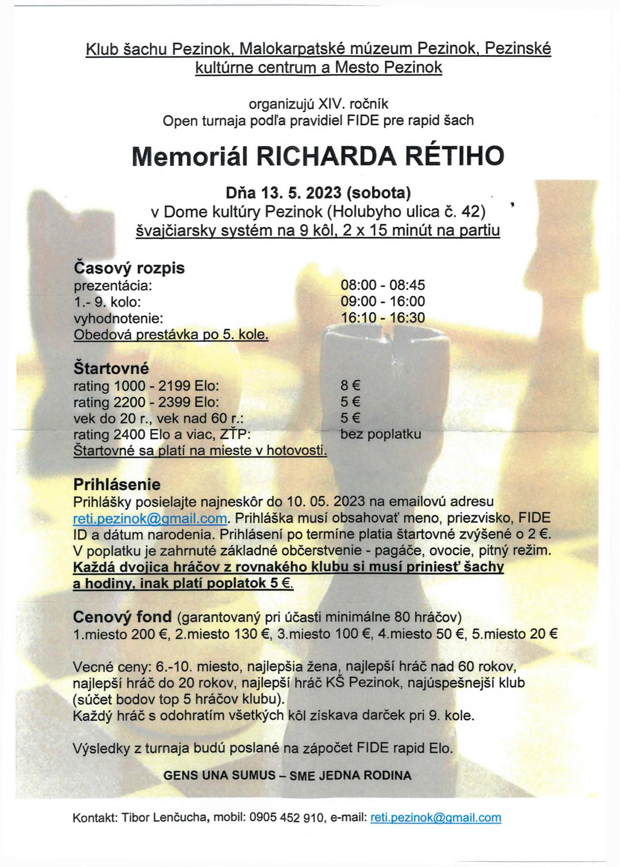 Memoriál Richarda Rétiho