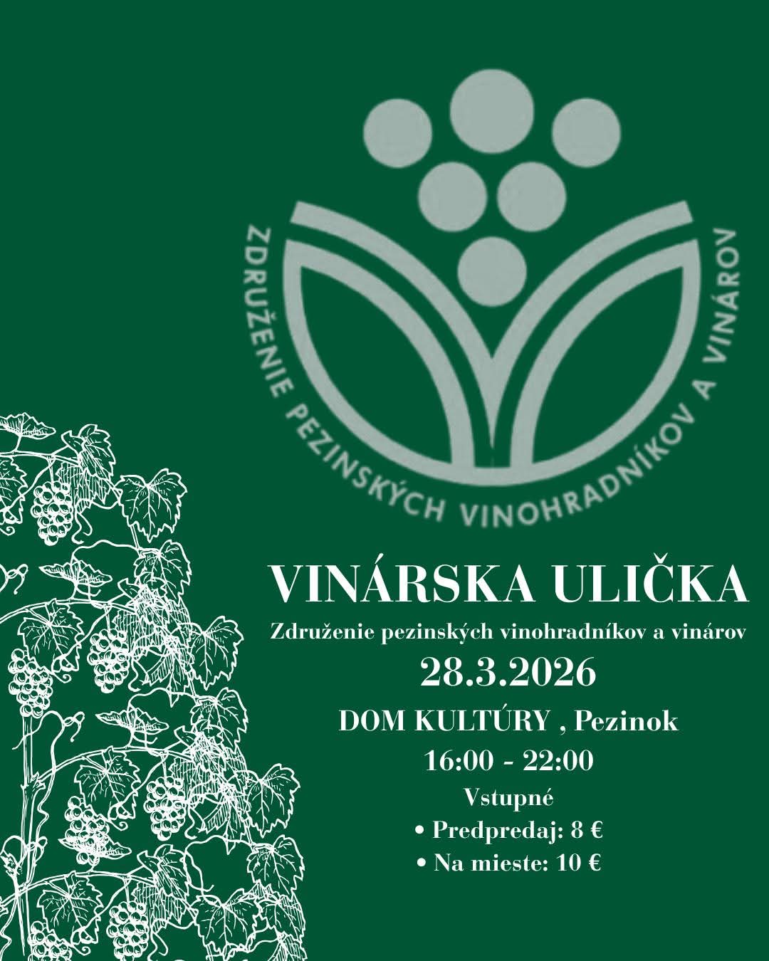 Vinárska ulička v Kultúrnom dome