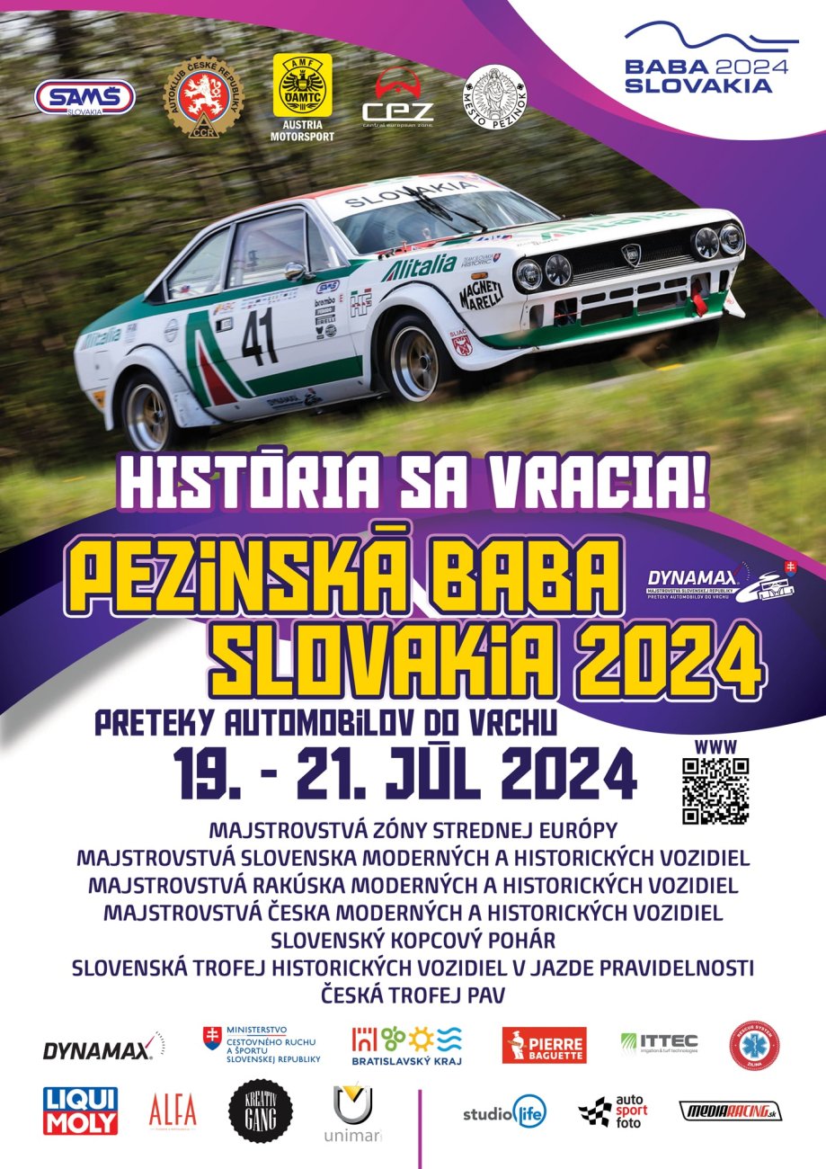 Preteky automobilov do vrchu - Pezinská Baba Slovakia 2024
