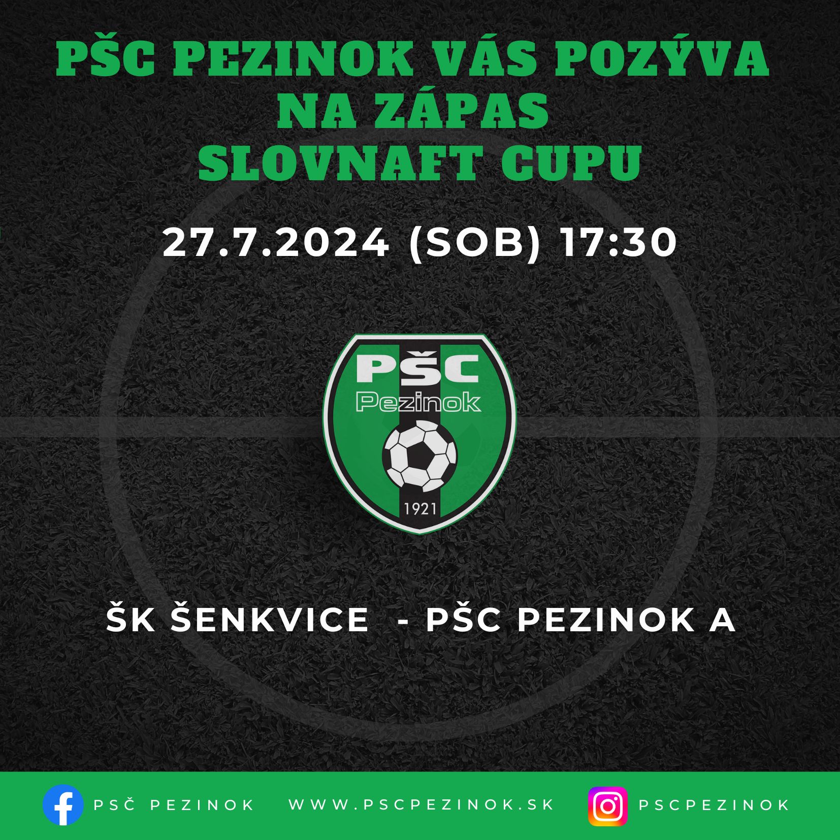 SLOVNAFT CUP - ŠK Šenkivce - PSČ Pezinok A 