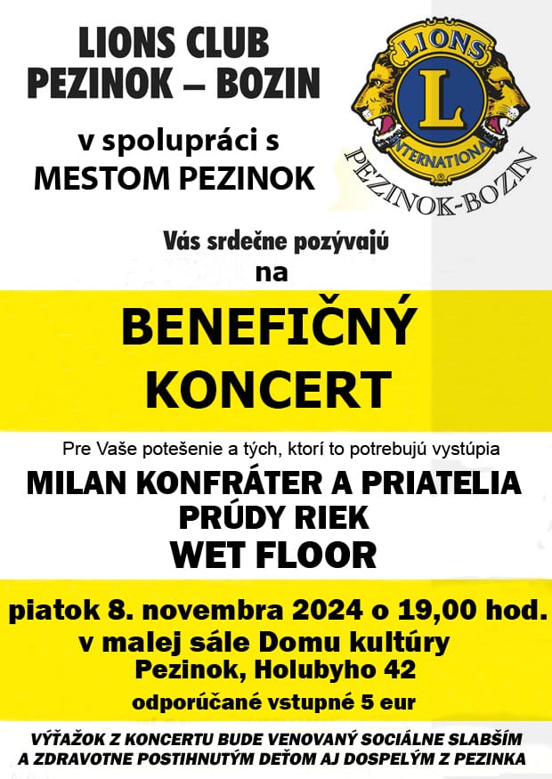 Benefičný koncert