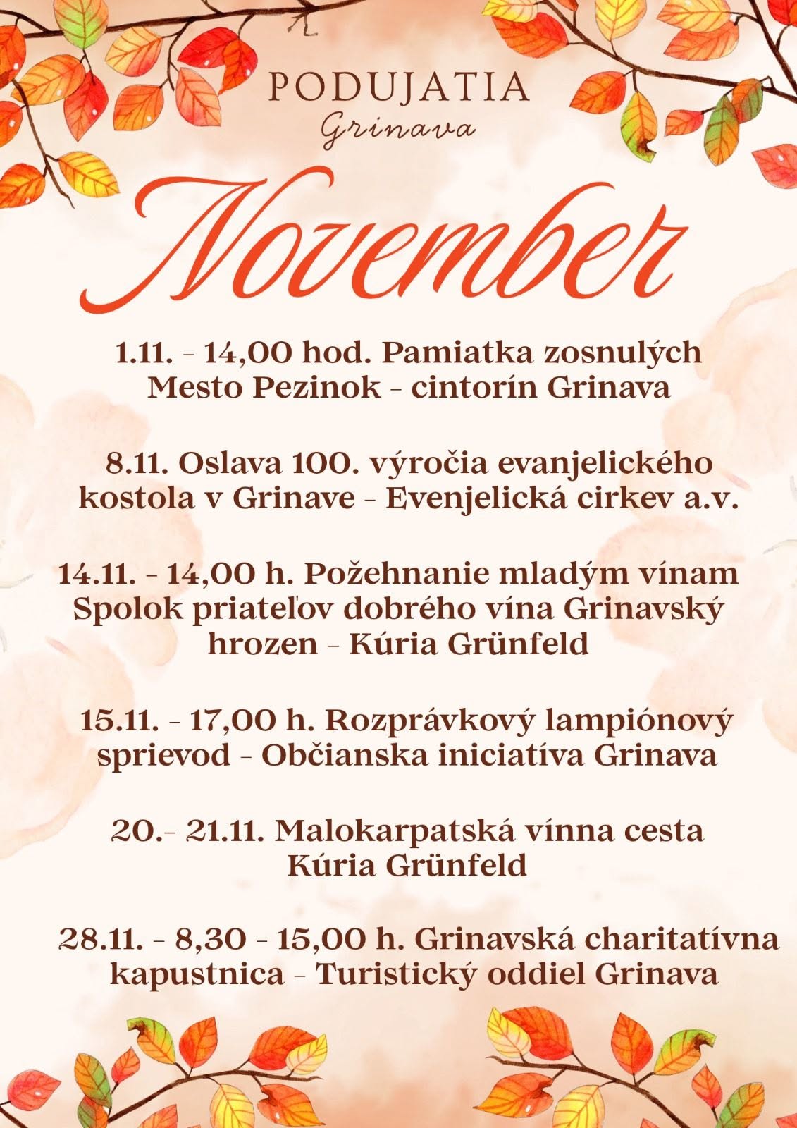 Oslava 100. výročia evanjelického kostola v Grinave