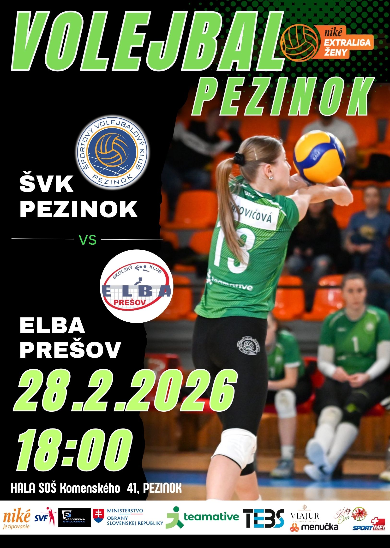 Volejbal Pezinok extraliga