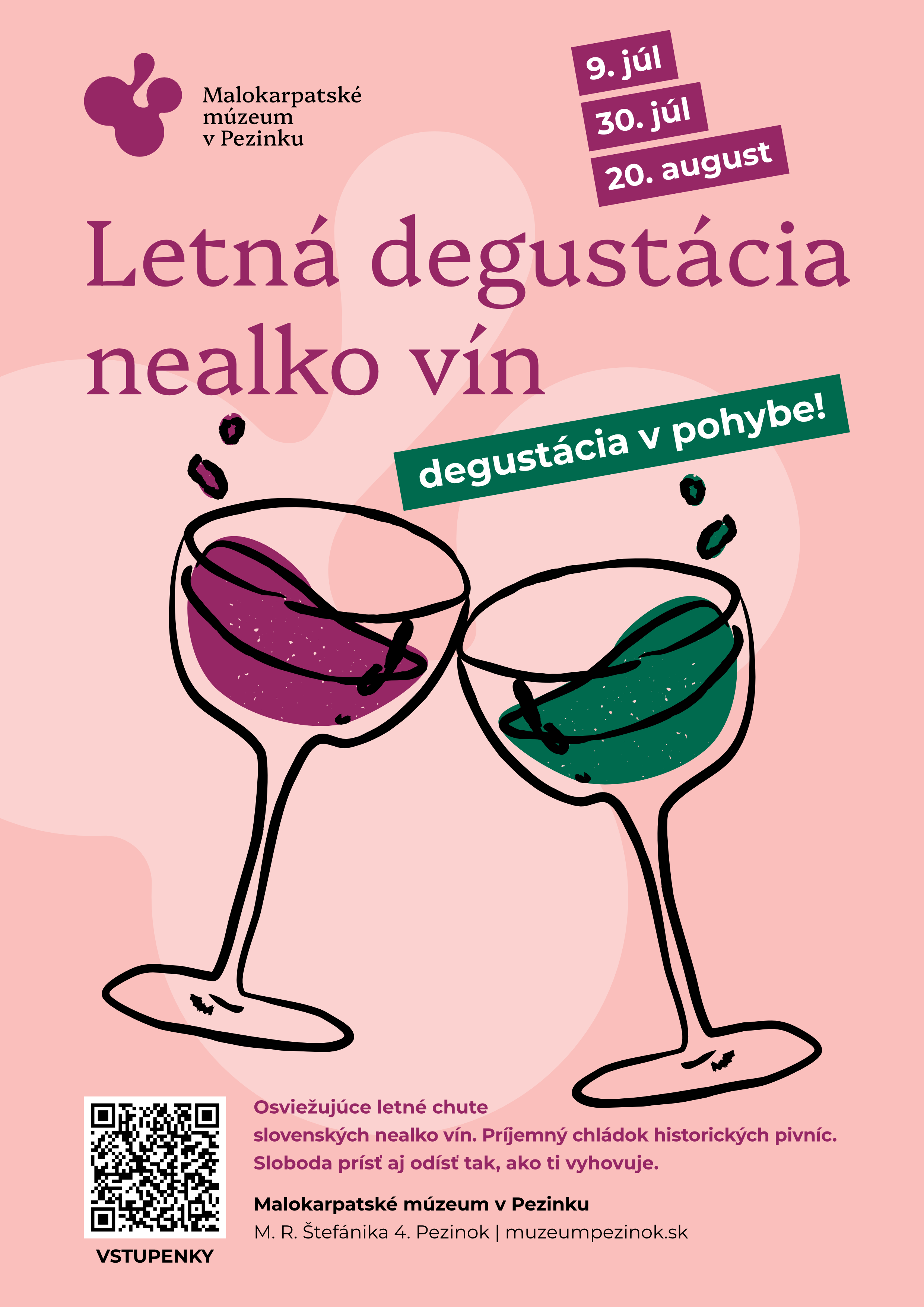 Letná degustácia nealko vín