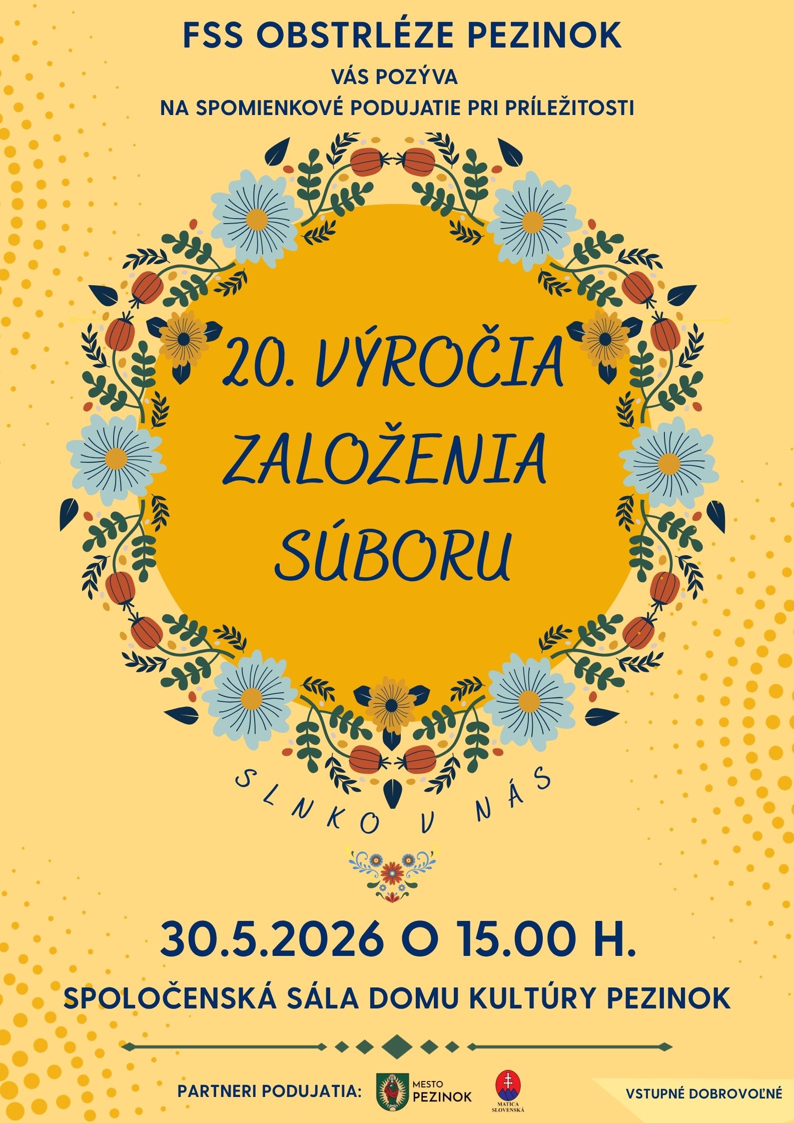 20. výročie založenia súboru