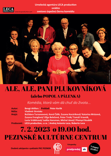 Ale, ale pani Plukovníkova!