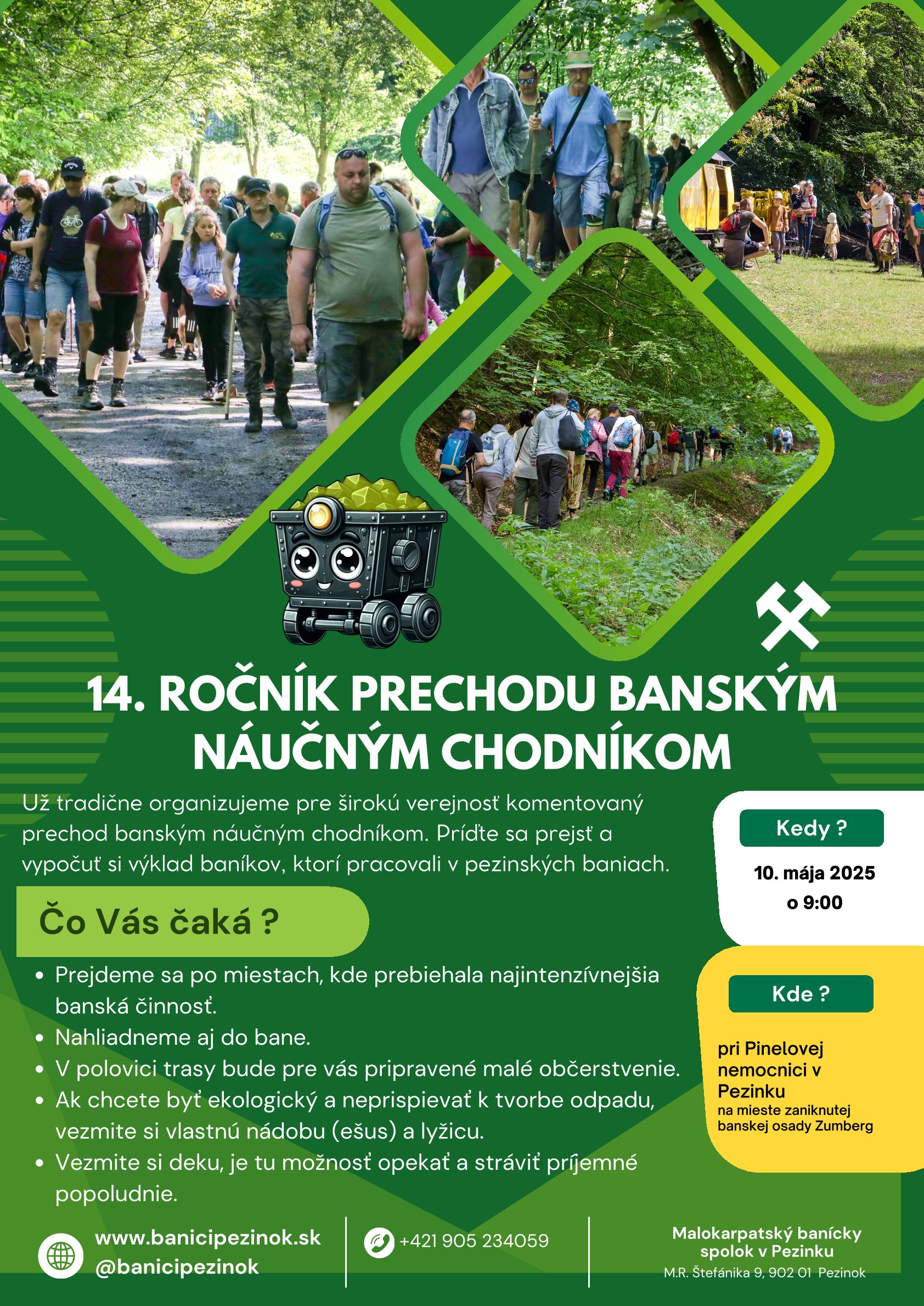 14. ročník prechodu banským náčným chodníkom