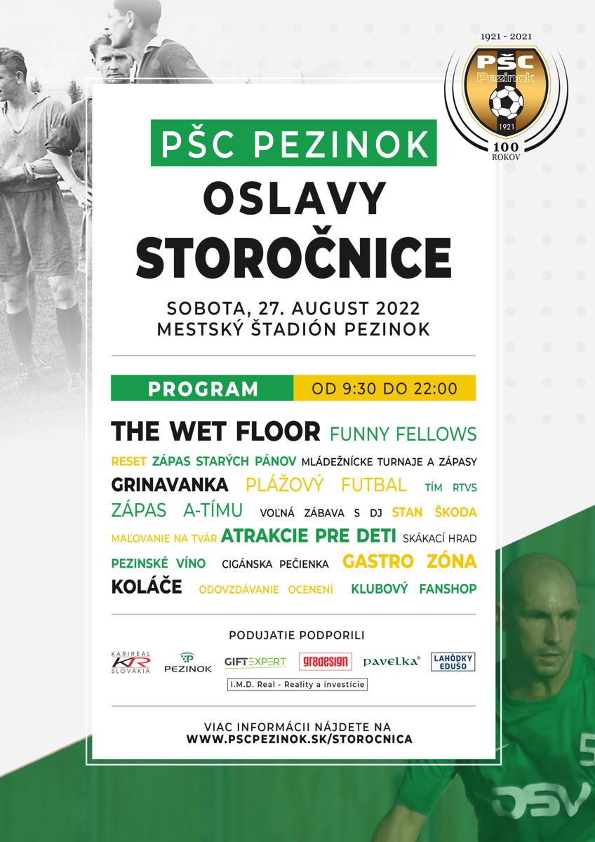 Oslavy storočnice PŠC Pezinok