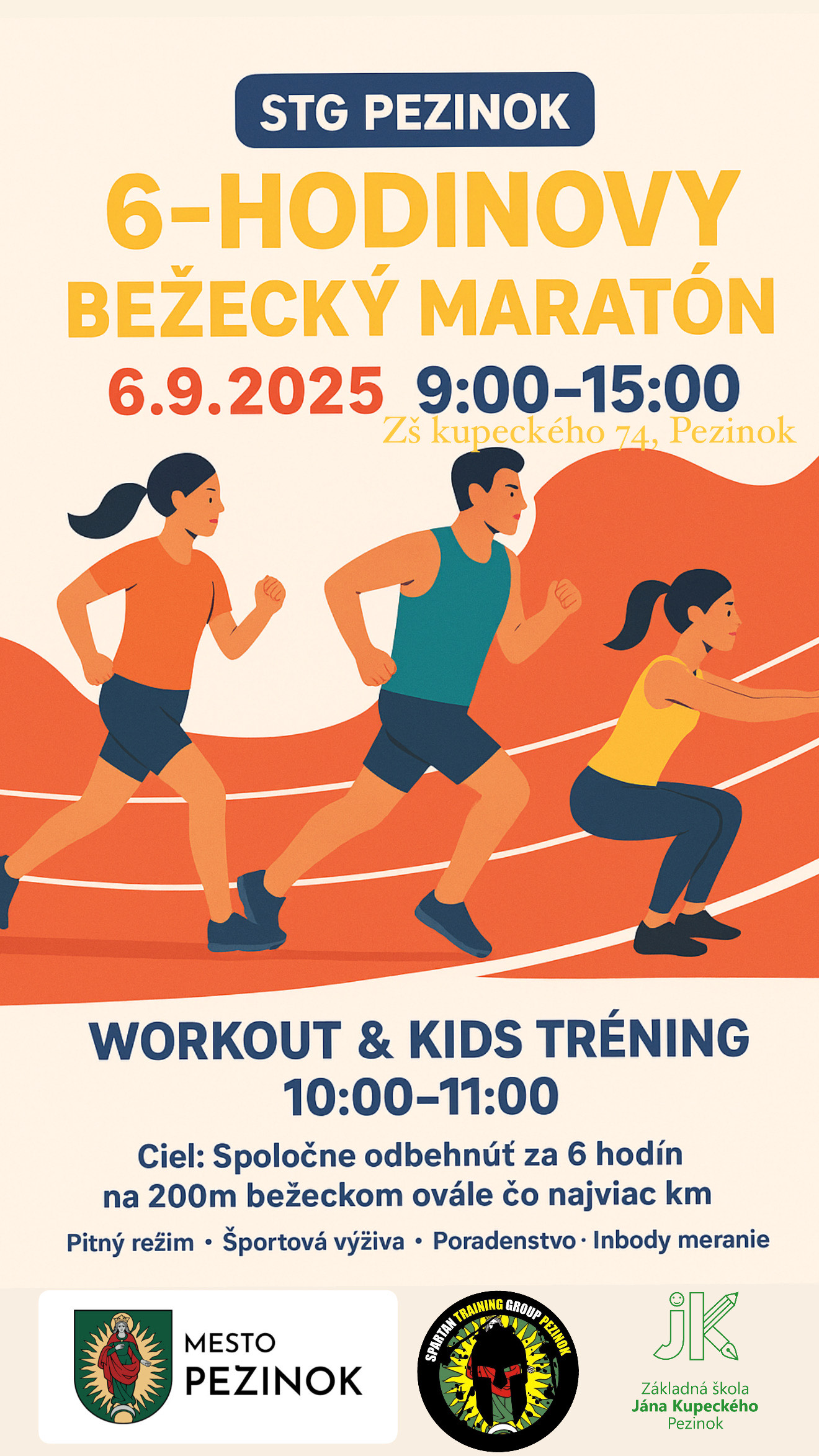 6-hodinový bežecký maratón