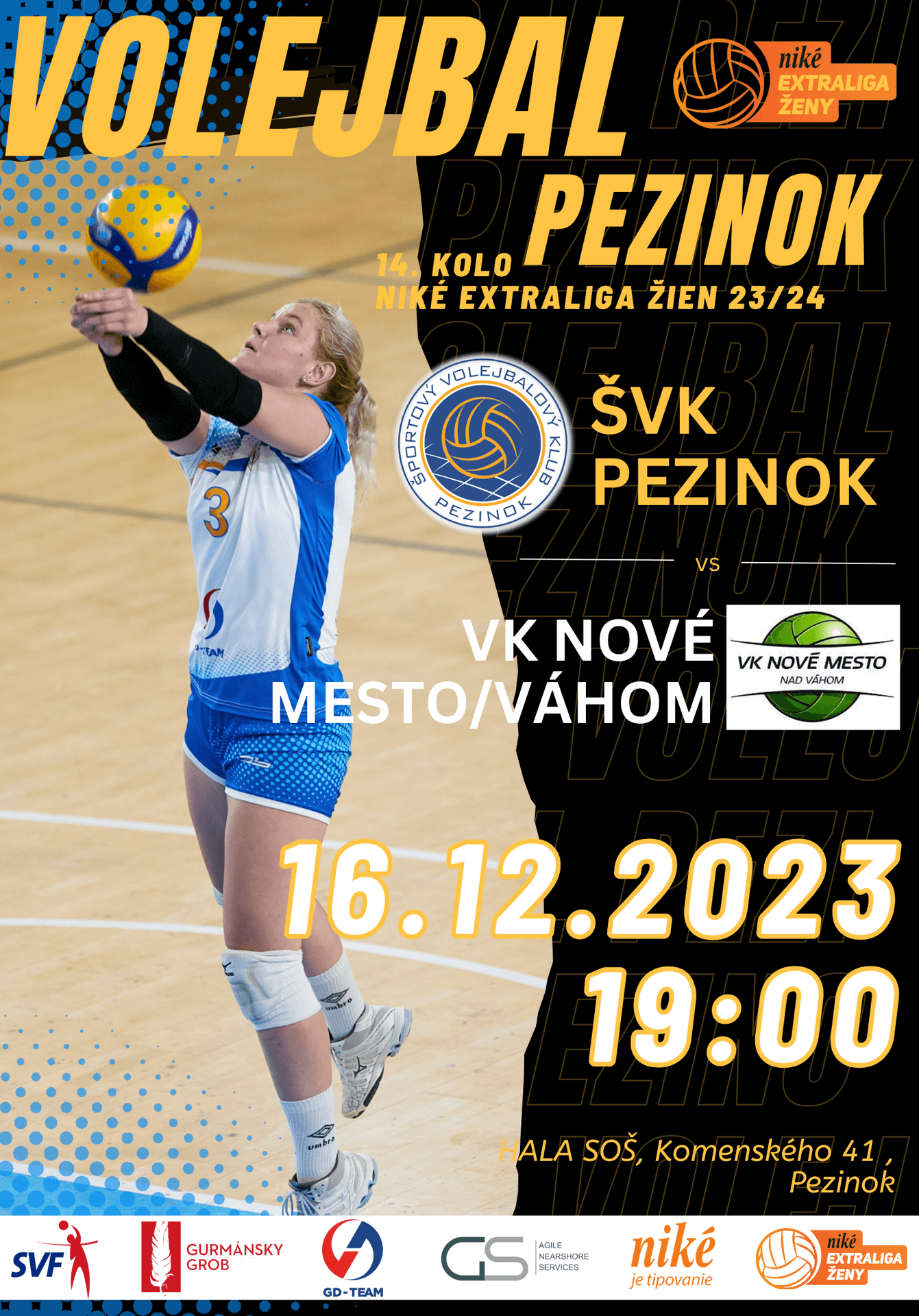 Volejbal Pezinok - extraliga ženy 