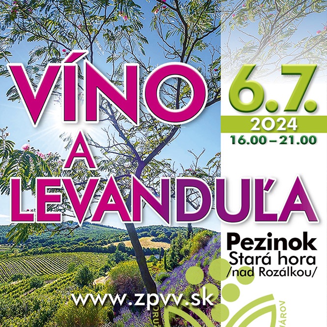 Víno a levanduľa