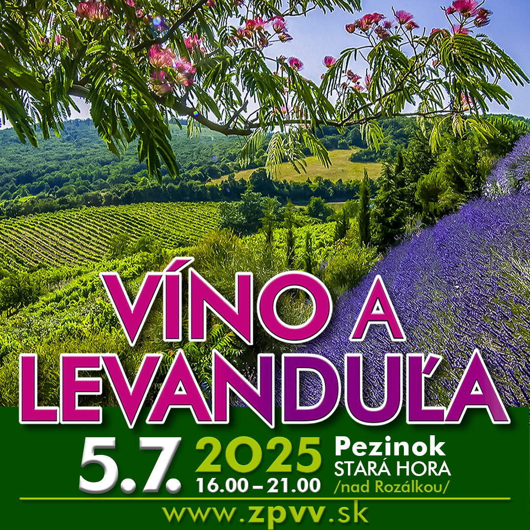 Víno a levanduľa