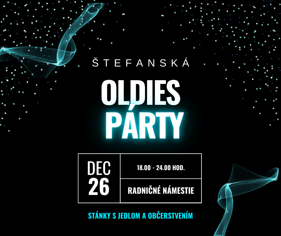 Štefanská oldies party na Radničnom námestí