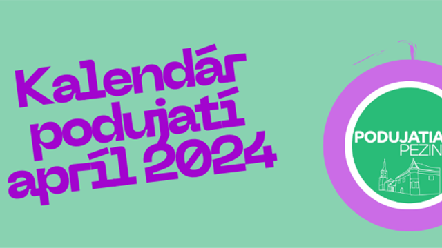 Kalendár podujatí v Pezinku - apríl 2024
