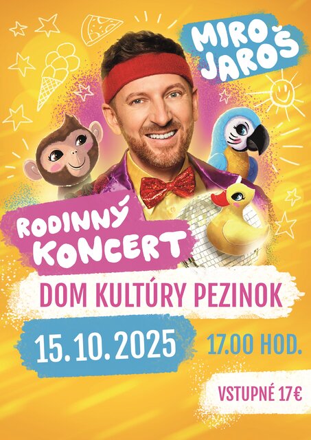 Rodinný koncert - Miro Jaroš