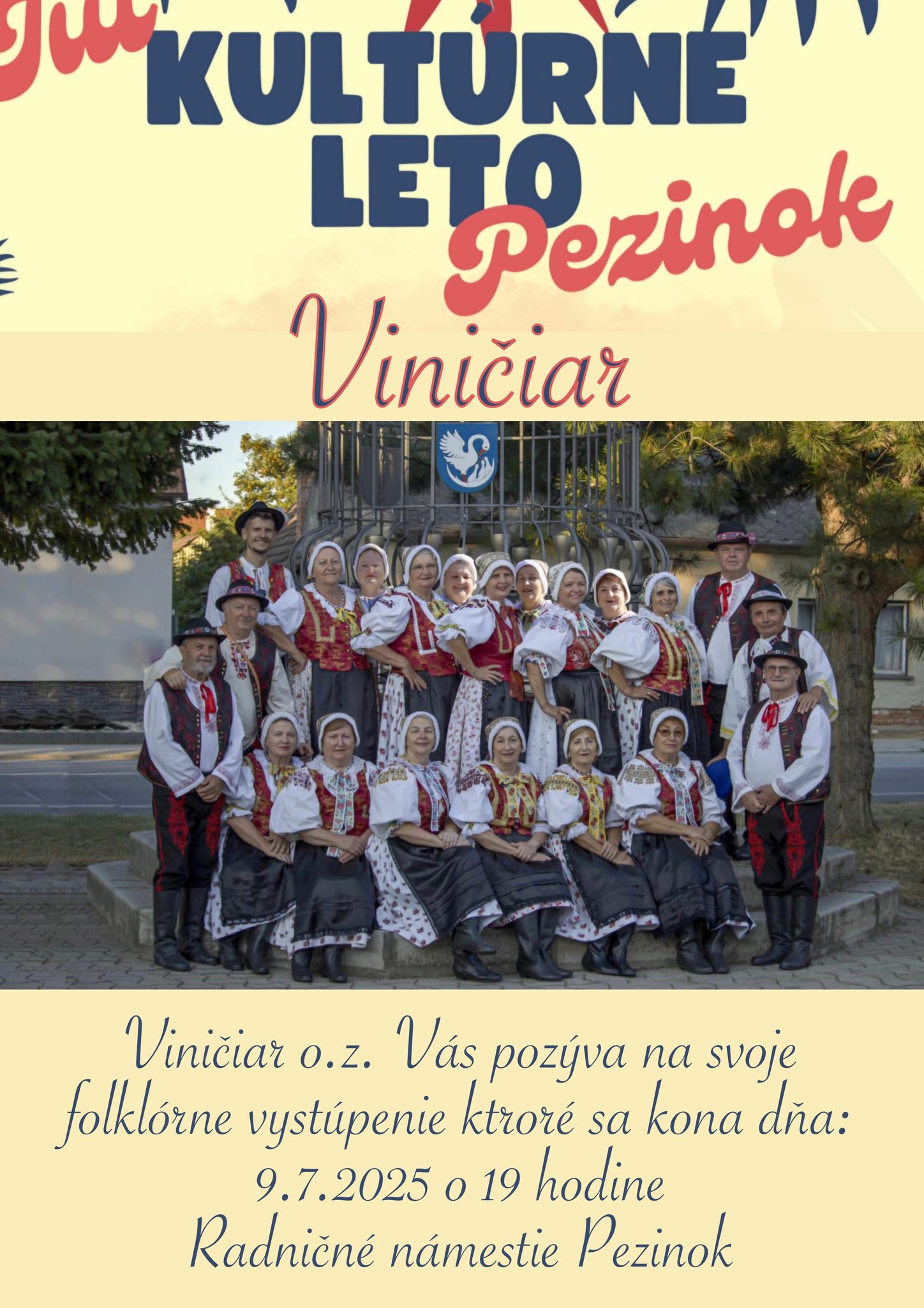 Folklórne vystúpenie Viničiar