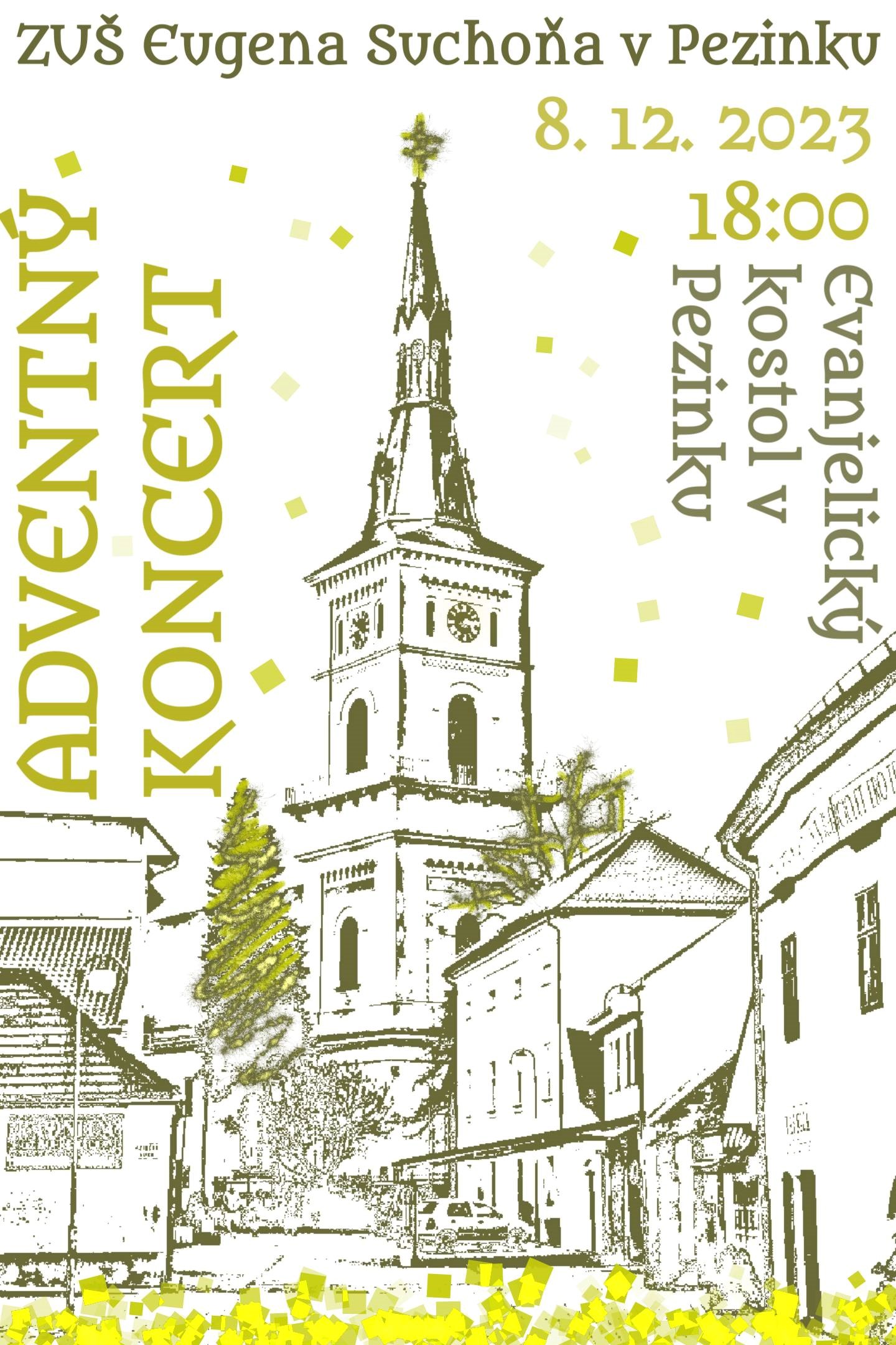 Adventný koncert ZUŠ Eugena Suchoňa