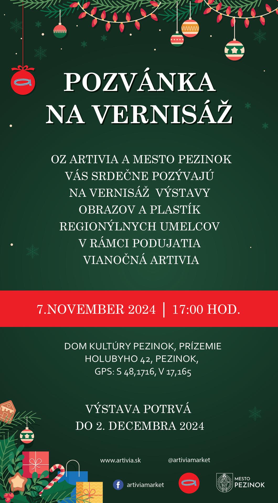 Vernisáž výstavy obrazov a plastík regionálnych umelcov