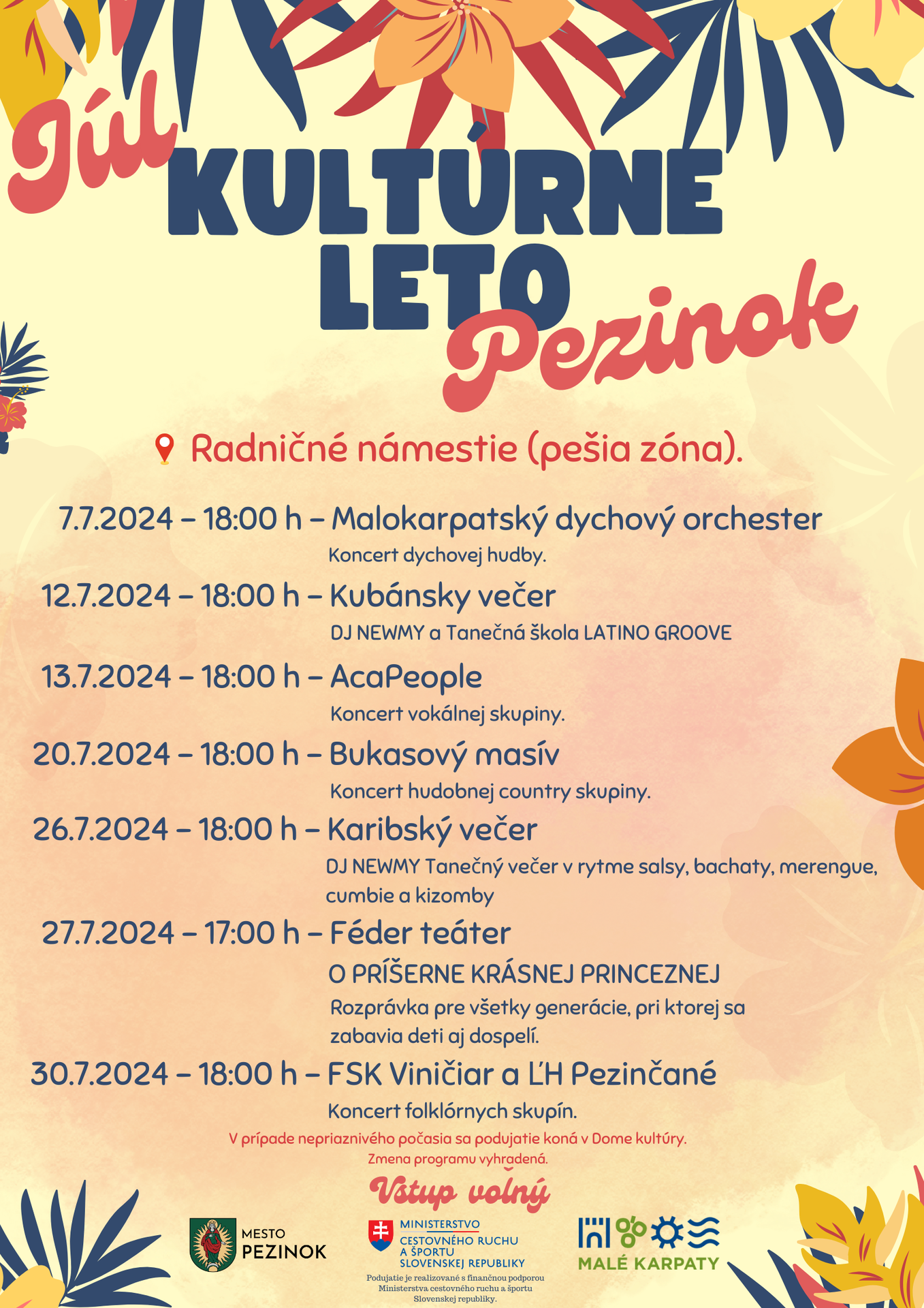 Kultúrne leto 2024 - JÚL
