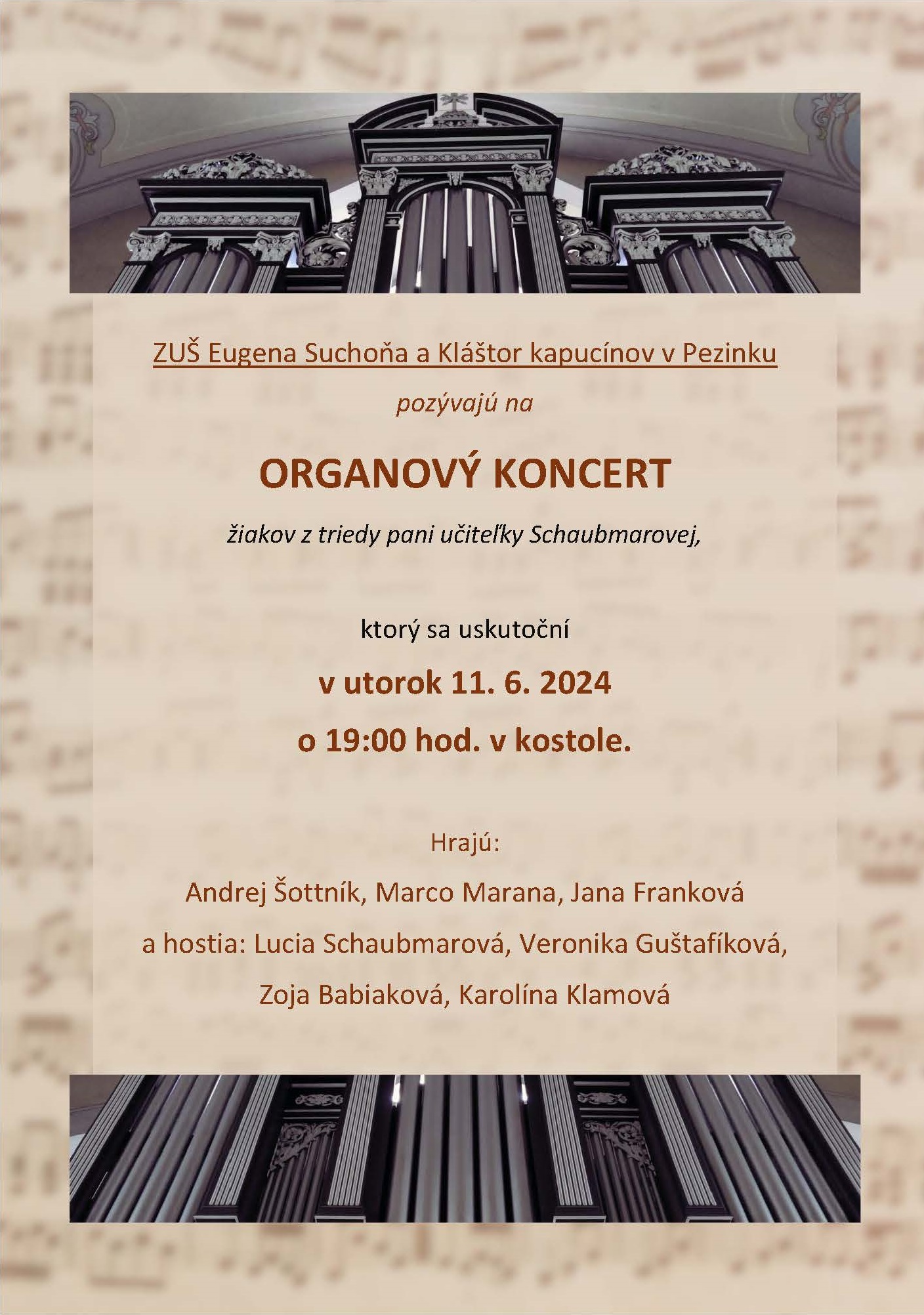 Organový koncert