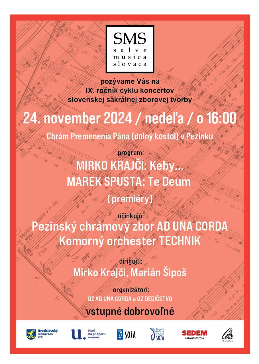Koncert slovenskej sakrálnej zborovej tvorby