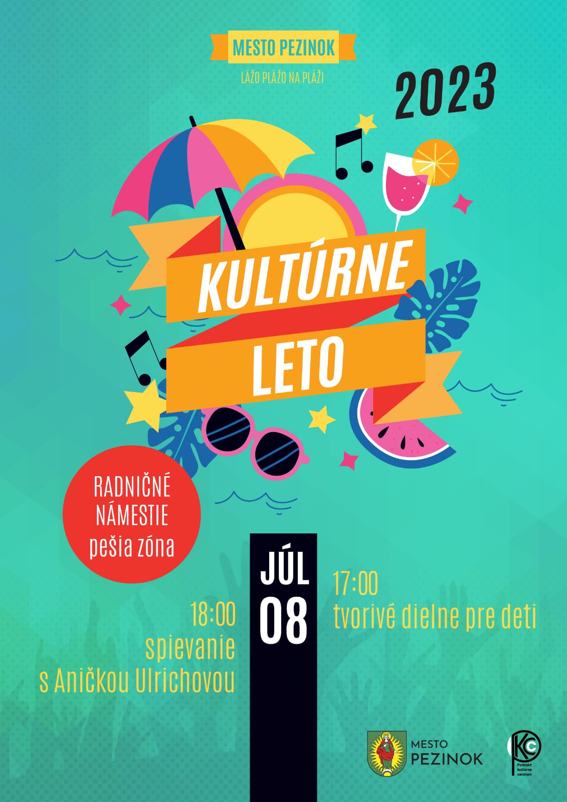 Kultúrne leto - Lážo plážo na pláži