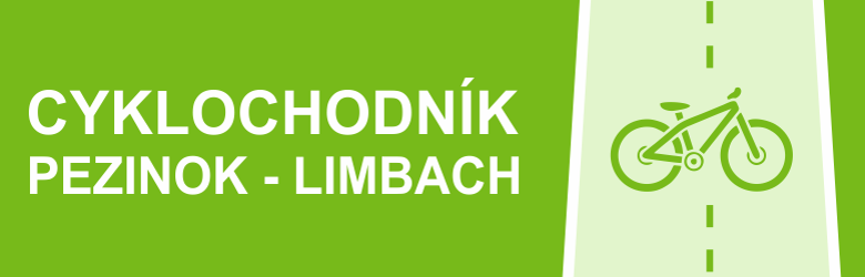 Cyklochodník Pezinok - Limbach banner