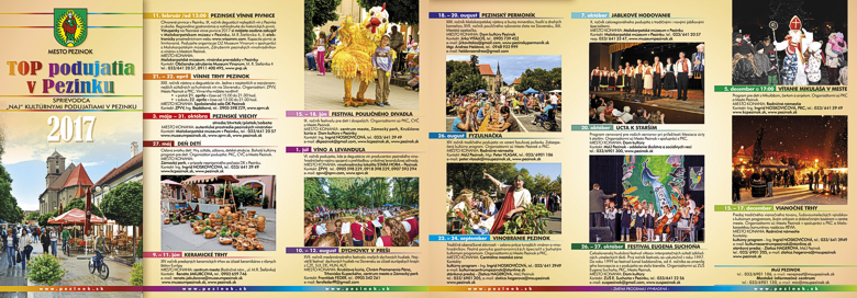 TOP podujatia v Pezinku v roku 2017 (kliknite pre otvorenie vo formáte PDF)