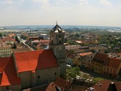 Panoráma mesta (pohľad z veže Evanjelického kostola)